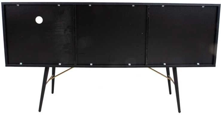Home4You Indauja LUXEMBOURG 150x40xh80cm, juoda
