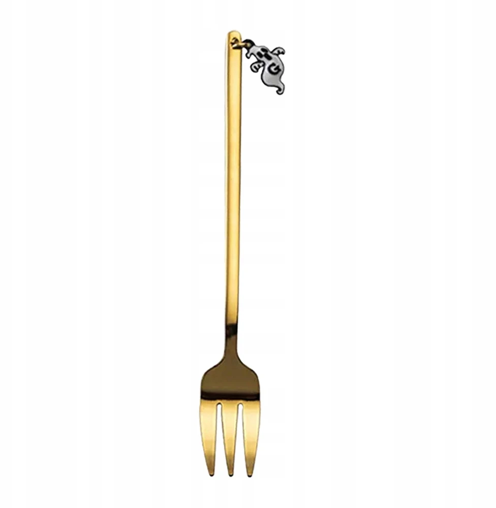 Individualiai pritaikyti stalo įrankiai, gotikinis dekoras, „Halloween Golden Fork Ghost“.