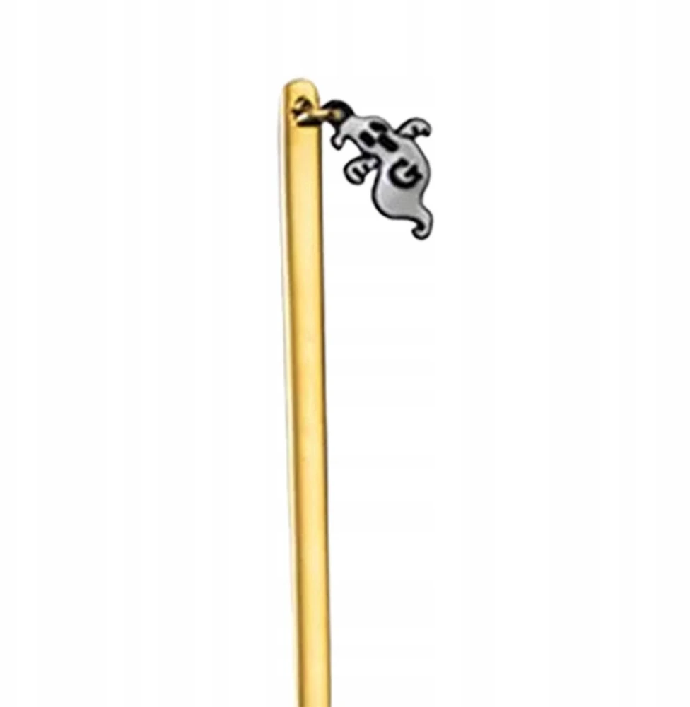 Individualiai pritaikyti stalo įrankiai, gotikinis dekoras, „Halloween Golden Fork Ghost“.