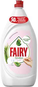 Dishwashing liquid Fairy Aloe and Rožinė Jasmine. 1.35 l