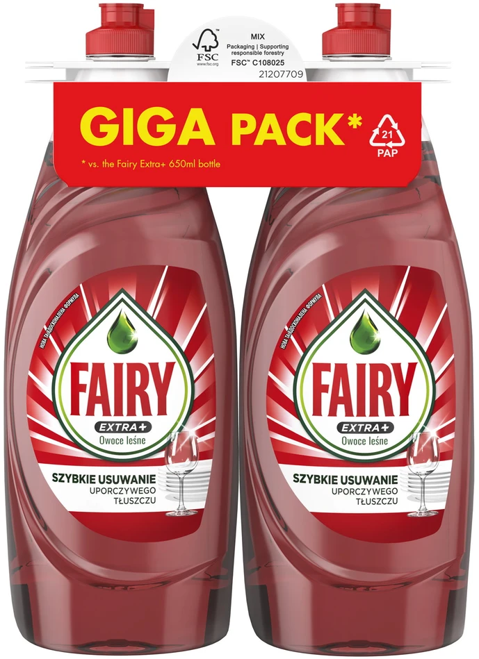 Indų ploviklis Fairy Tea Tree & Mint, 2700 ml