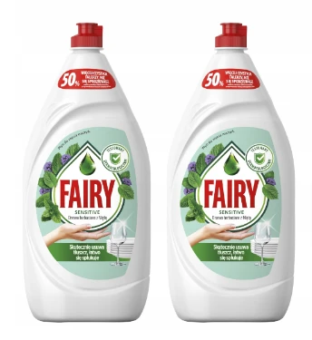 Indų ploviklis Fairy Tea Tree & Mint, 2700 ml
