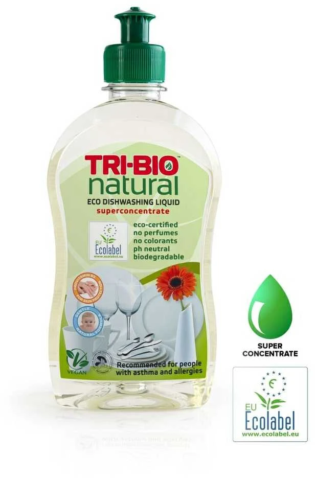 Indų ir rankų plovimo priemonė TRI-BIO, 420 ml