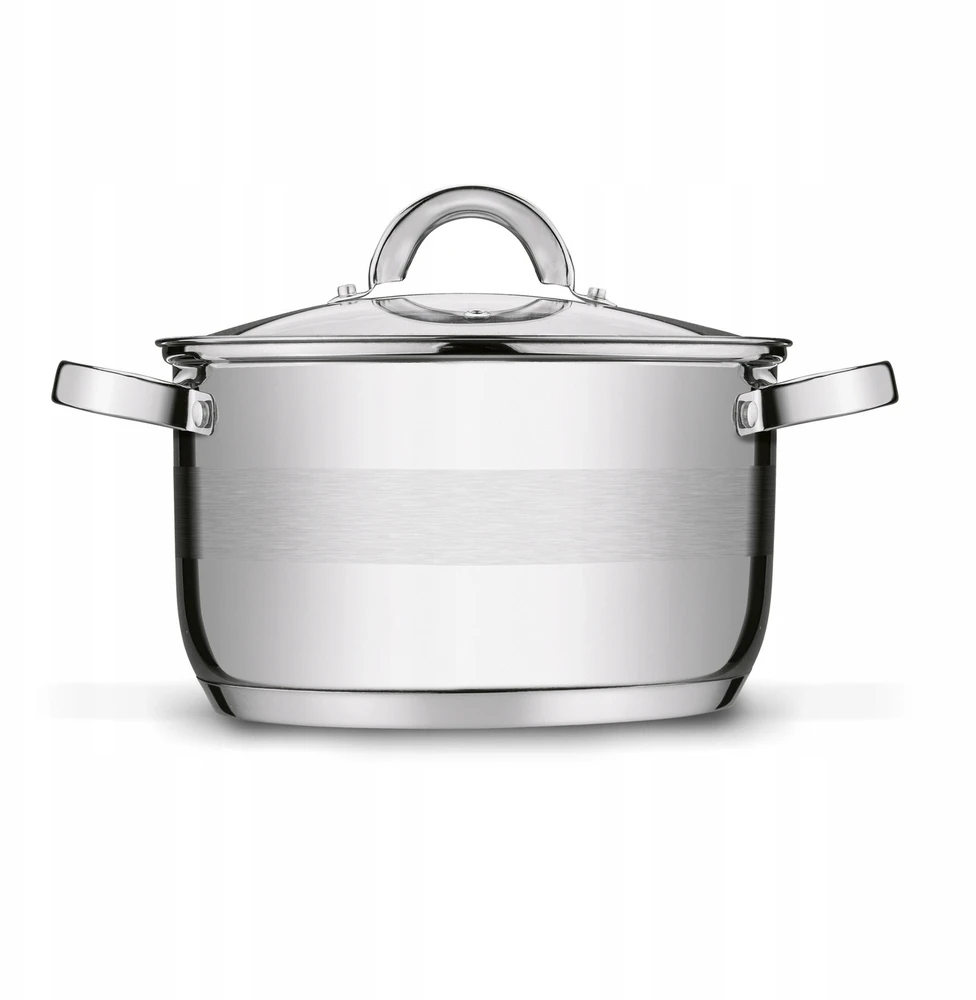 INDUKCINĖ DUJINĖ Plieninė VIRTUVĖ Dangtis Tadar Roger II 4,4 l 22cm