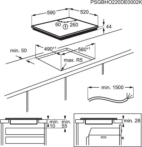Kaitlentė AEG IKE42640KB