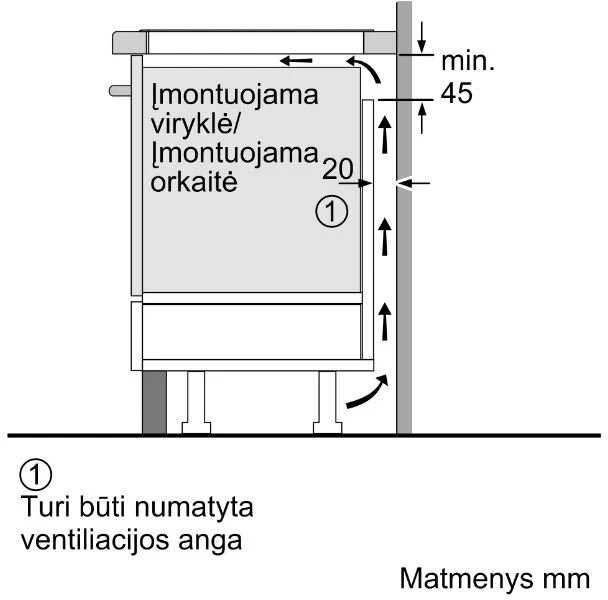 Bosch | PUJ611BB5E | Indukcija | Degiklių / virimo zonų skaičius 3 | Palieskite | Laikmatis | Juodas