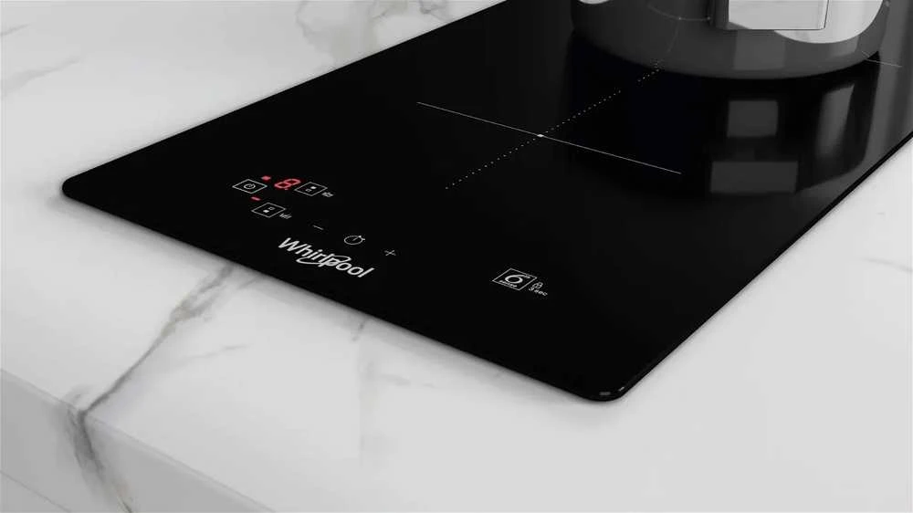 Kaitlentė Whirlpool WS Q0530 NE viryklė Juoda Įmontuoti 28 cm Indukcinė viryklė, padalyta į sritis 2 zone(s)