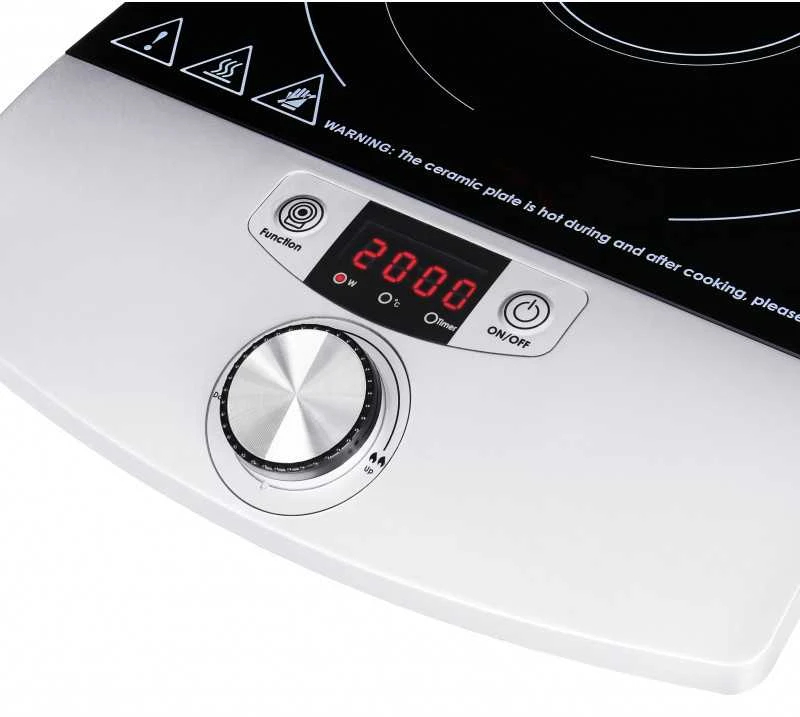Kaitlentė Camry Cooker Indukcija | CR 6515 | Degiklių / virimo zonų skaičius 1 | Juodas/Sidabrinis | Indukcija