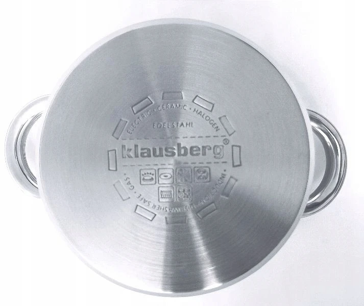 Puodas Plieninis puodas, 26 cm skersmens, 7,5 l, Klausberg