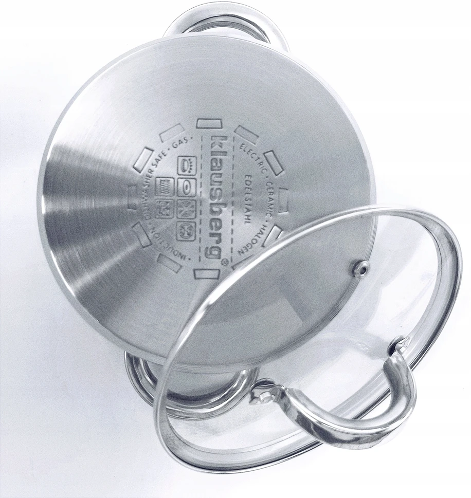 Puodas Plieninis puodas, 26 cm skersmens, 7,5 l, Klausberg
