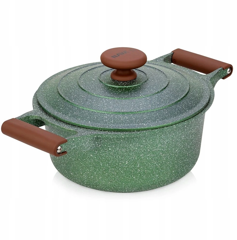 INDUKCINIS GRANITINIS PUODAS 24cm SU DANČIU OLDMAN 4.4L 24cm