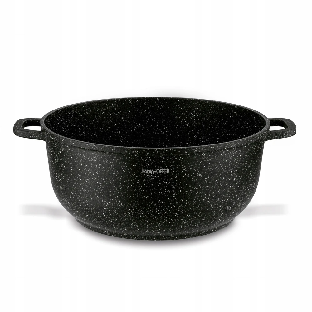 INDUKCINIS PUODAS DIDELEI DUJINĖ ORKAITĖ Konighoffer Pollo Juodas 6,5l 28cm