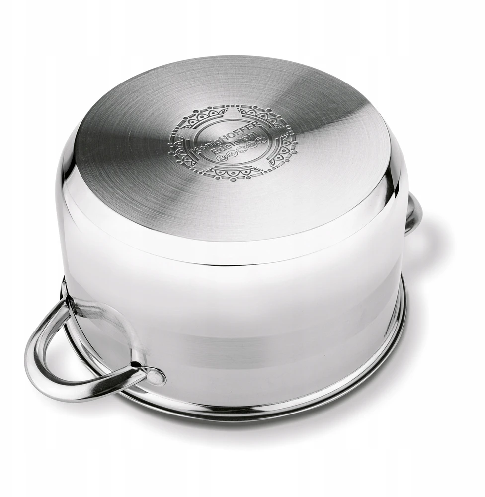 INDUKCINIS PUODAS dujinis plieno dangtis kietas Konighoffer Faro 4.7L 22cm