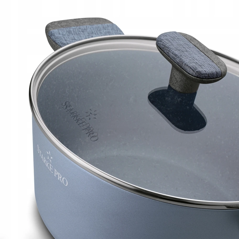 INDUKCINIS PUODAS Nelipnus DANGAS Starke Pro Double 2,65 l 20cm