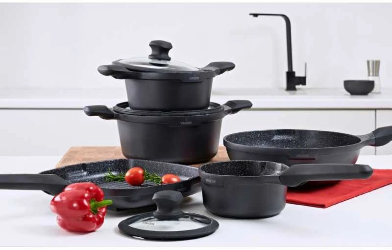 Indukcinis puodas su dangčiu Vinzer Kuro 50427, Ø20 cm