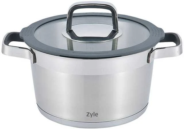 Indukcinis puodas su dangčiu Zyle ZY12718CS, 2 l