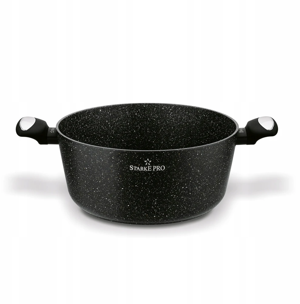 indukcinis puodas su dangteliu, marmuras, SOLID Starke Pro Strappo Marble 6 l