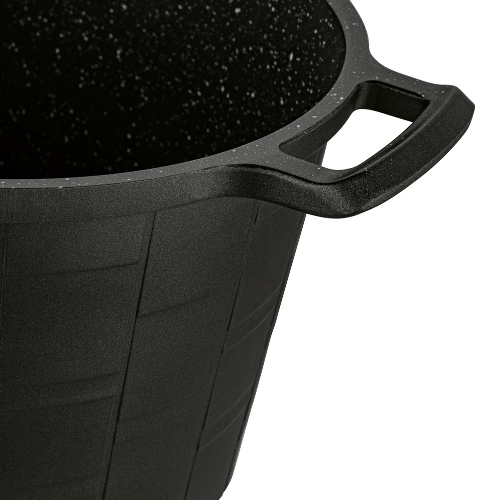 Indukcinis puodo dangtis AUKŠTAS Didelis dujinis Starke Pro Crows Marble 6,5 l