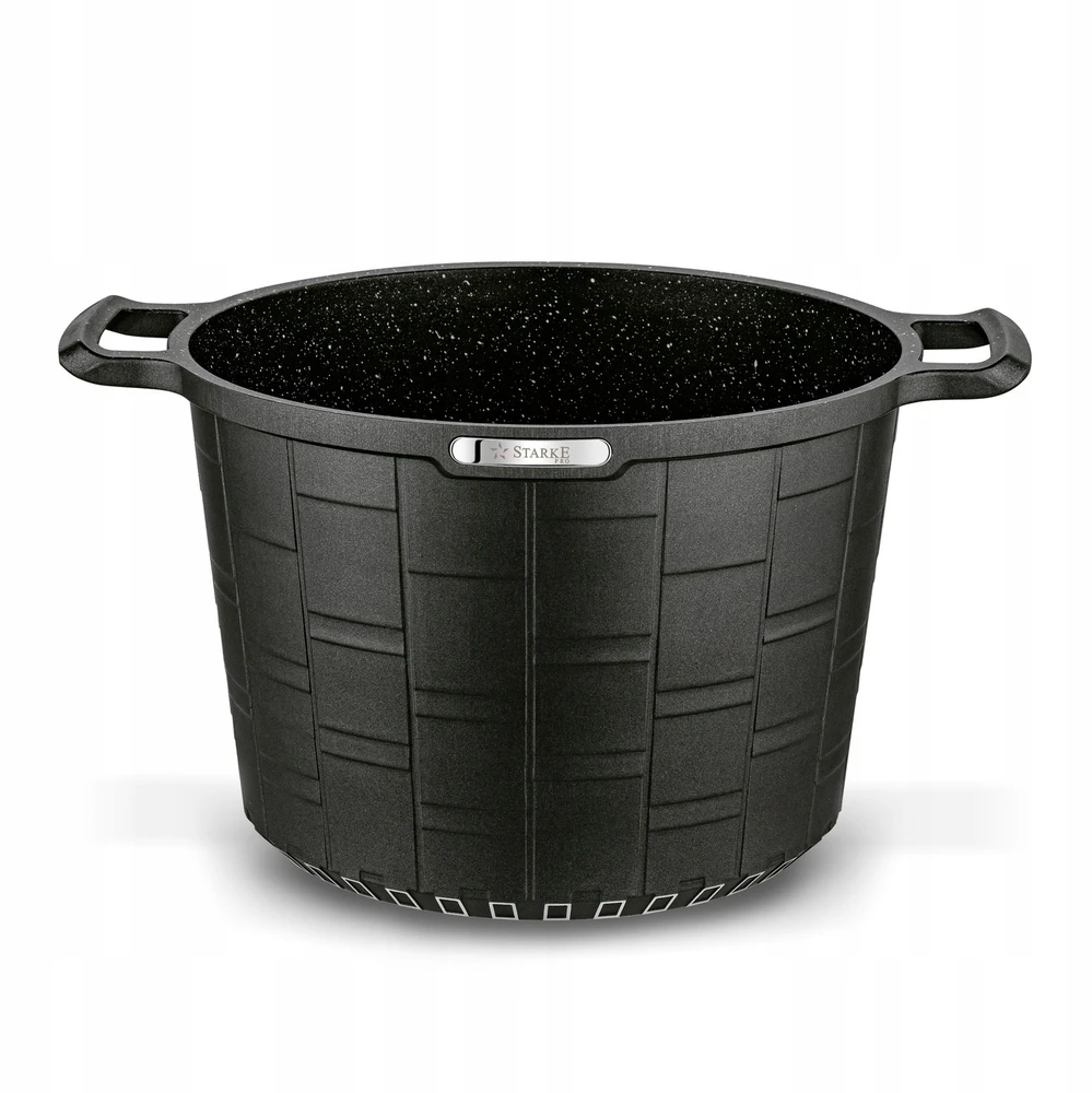 Indukcinis puodo dangtis AUKŠTAS Didelis dujinis Starke Pro Crows Marble 6,5 l