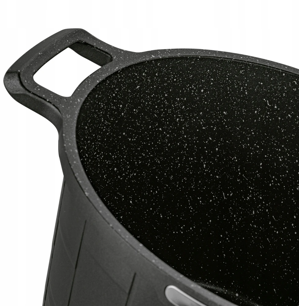 Indukcinis puodo dangtis AUKŠTAS Didelis dujinis Starke Pro Crows Marble 6,5 l