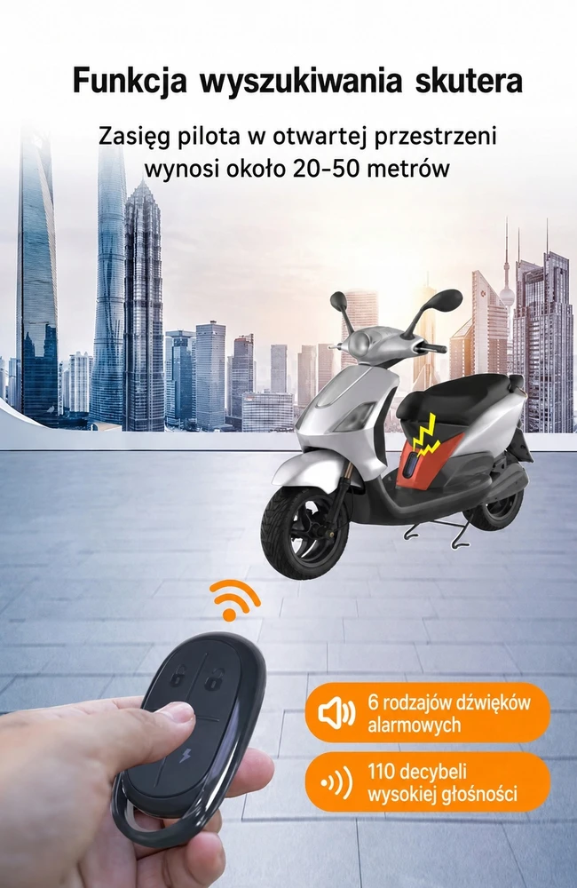 Ineox Dviračio signalizacija nuo vagystės jutiklio nuotolinio valdymo pultas 110dB dviračio apsaugos nuo vagystės signalizacija
