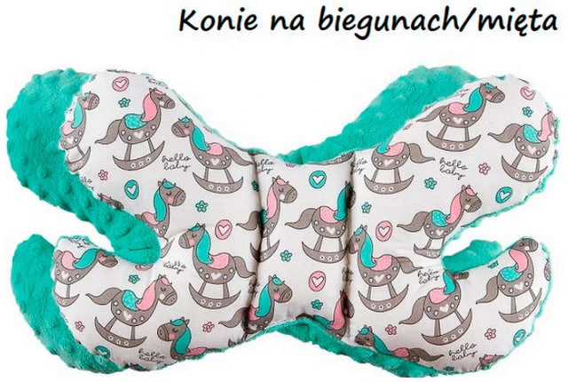 Infantilo ANTI-SHOCK MINKY PAGALVĖ, DRUGELIO GALVOS ATRAŠTA