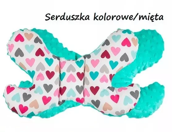 Infantilo ANTI-SHOCK MINKY PAGALVĖ, DRUGELIO GALVOS ATRAŠTA