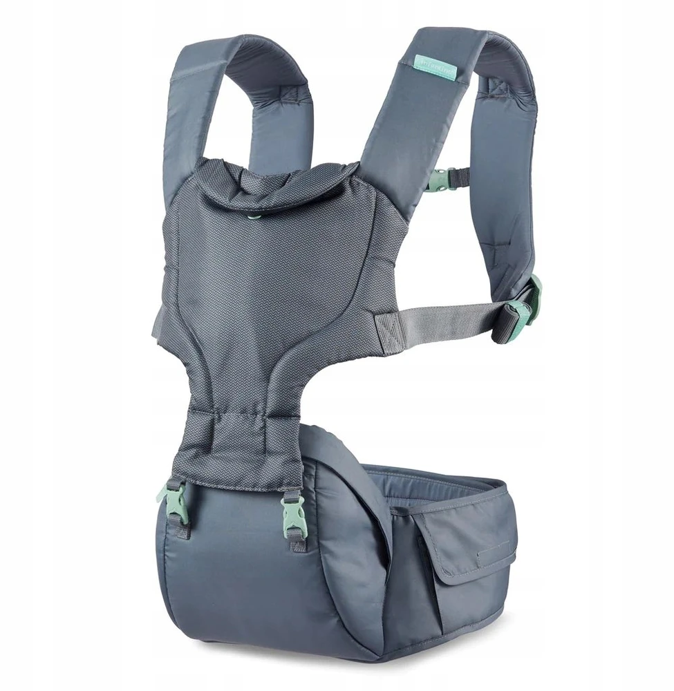 Infantino 5in1 Hip rider ir nešynė, pilka
