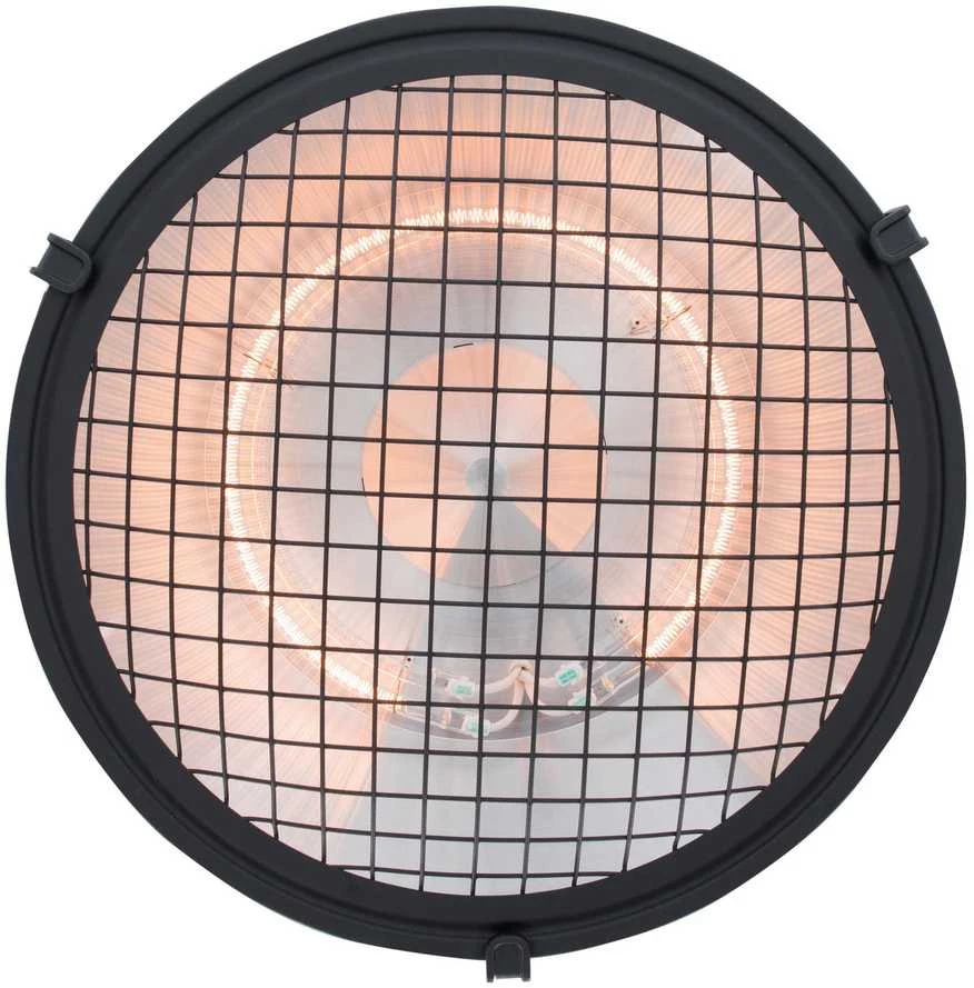 SUNRED | Šildytuvas | IND-2100H, Indus II Bright Kabantis | Infraraudonųjų spindulių | 2100 W | Juodas | IP44