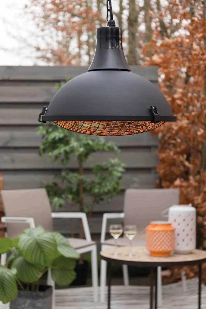 SUNRED | Šildytuvas | IND-2100H, Indus II Bright Kabantis | Infraraudonųjų spindulių | 2100 W | Juodas | IP44