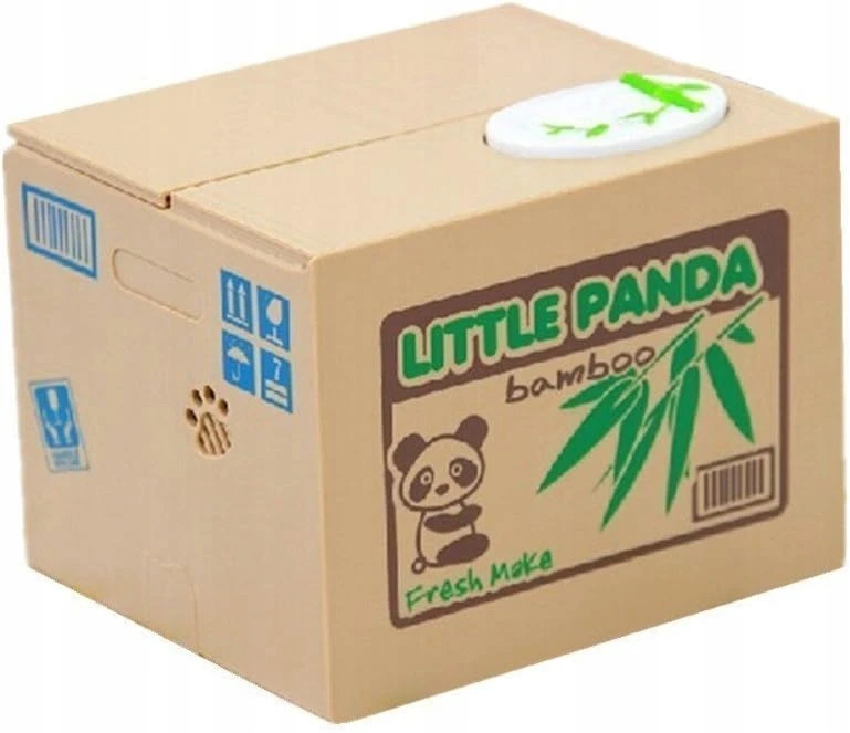 Inn Skarbonka sejf interaktywna panda vaikams automat złodziejaszek monet