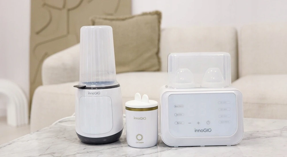 INNOGIO butelių šildytuvas su GIOwarm Smart GIO-371 sterilizatoriumi