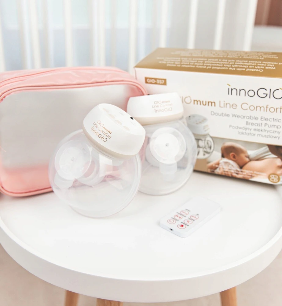 INNOGIO GIO-357 GIOmum Line Comfort dvigubo apvalkalo pientraukis su nuotolinio valdymo pultu