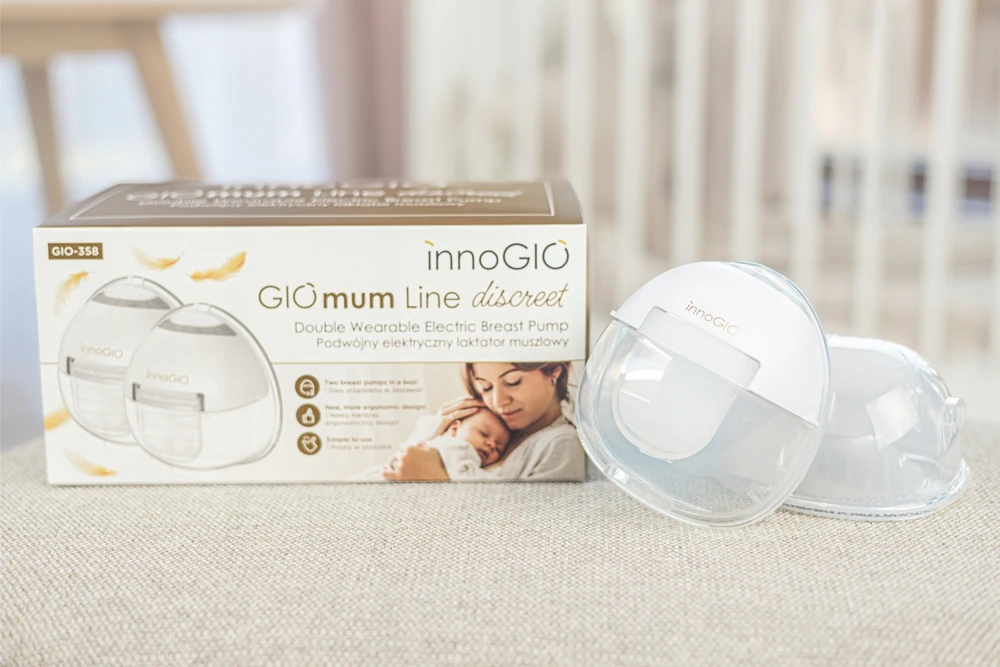 INNOGIO GIO-358 GIOmum Line diskretiškas dvigubas elektrinis pientraukis