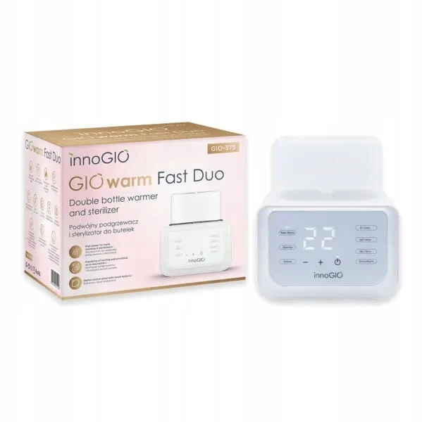 InnoGIO GIOwarm Fast Duo GIO-375 buteliuko šildytuvo sterilizatorius