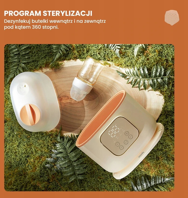 Innovify Kids elektrinis butelių šildytuvas, keturi viename