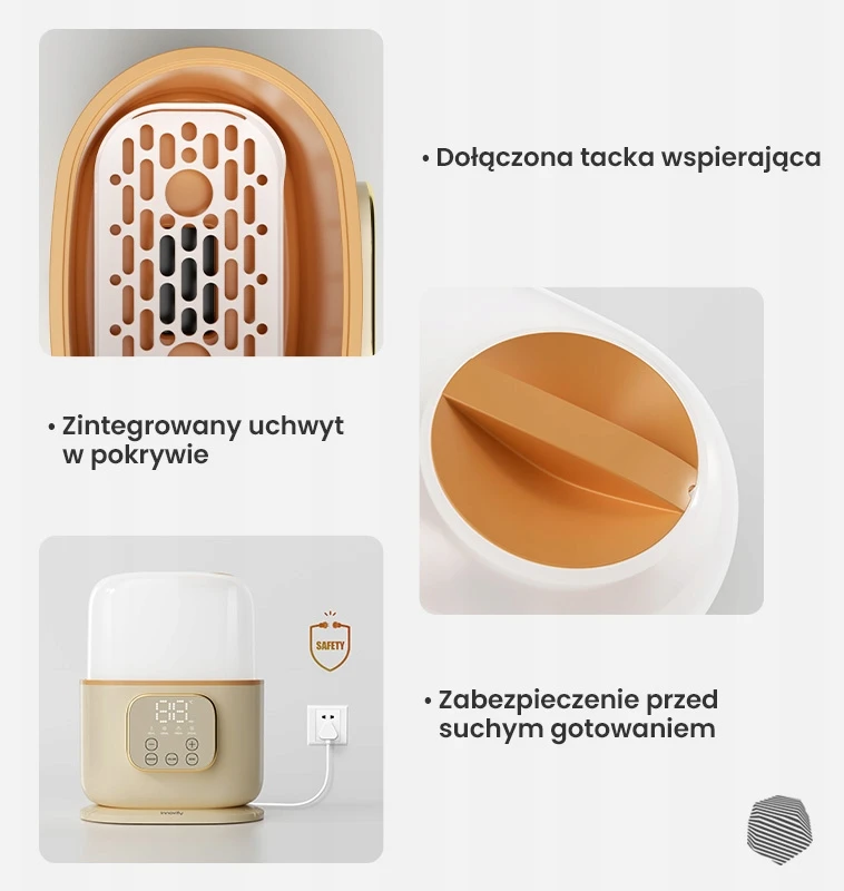 Innovify Kids elektrinis butelių šildytuvas, keturi viename