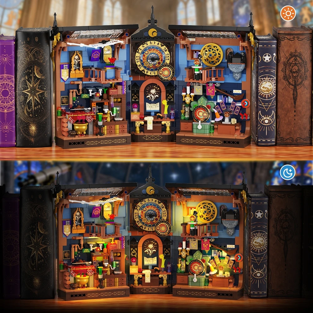 Insoon BLOCKS HOUSE KNYGŲ KOLEKCIJA MAGIŠKĖ ASTROLOGIJA ALCHEMIJA 935 vnt.