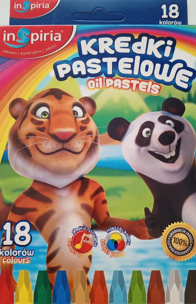 Schemat Inspira INSPIRIA PASTELE OLEJNE 18 KOLORÓW