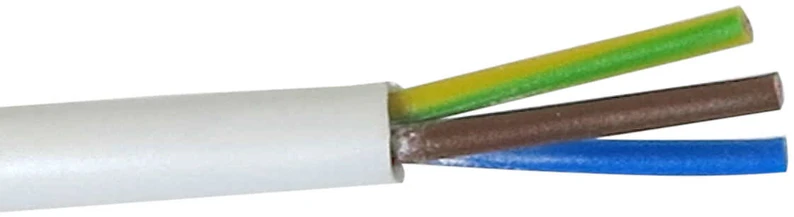 Instaliacinis kabelis, Lietkabelis OWY (H05VV-F), 3 x 4 mm², 100 m