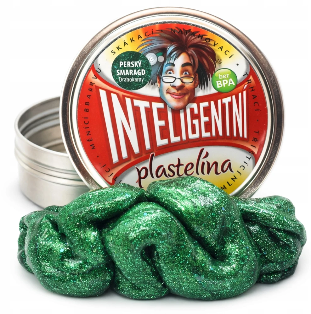 Intelligente Knete Sumanus plastilinas Brangusis metalas Persiškas smaragdas Original Magic 18g