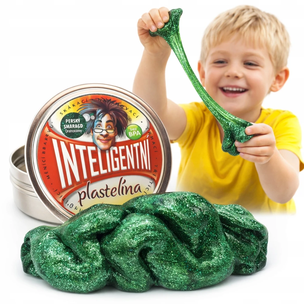 Intelligente Knete Sumanus plastilinas Brangusis metalas Persiškas smaragdas Original Magic 18g