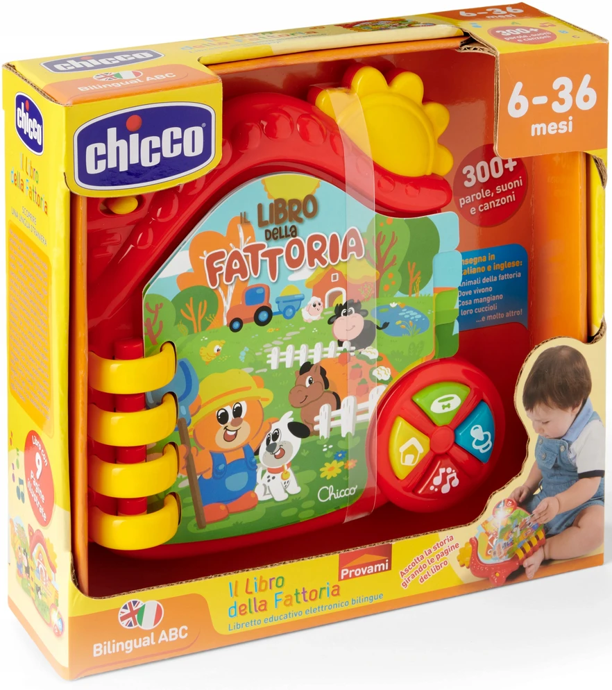 Interaktyvi knyga vaikams Chicco Ūkis, 145607