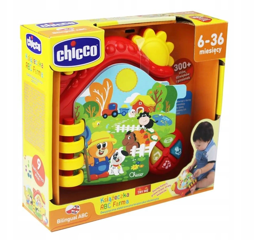 Interaktyvi knyga vaikams Chicco Ūkis, 145607