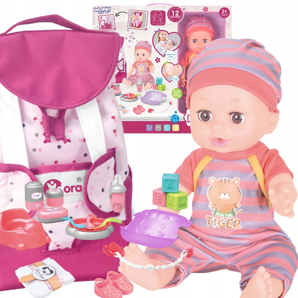 WOOPIE ROYAL lėlės rinkinys Auklė su lėlyte