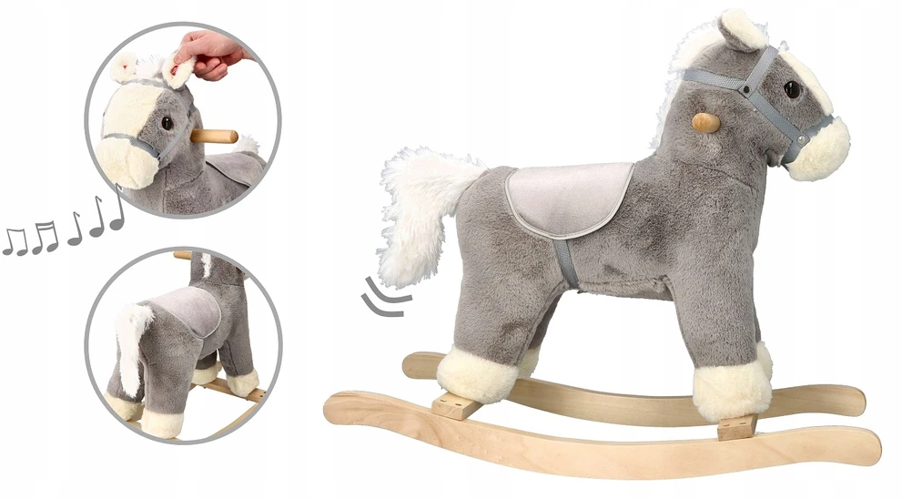 Interaktyvus arkliukas Adam Toys Siwek - supamas žaislas