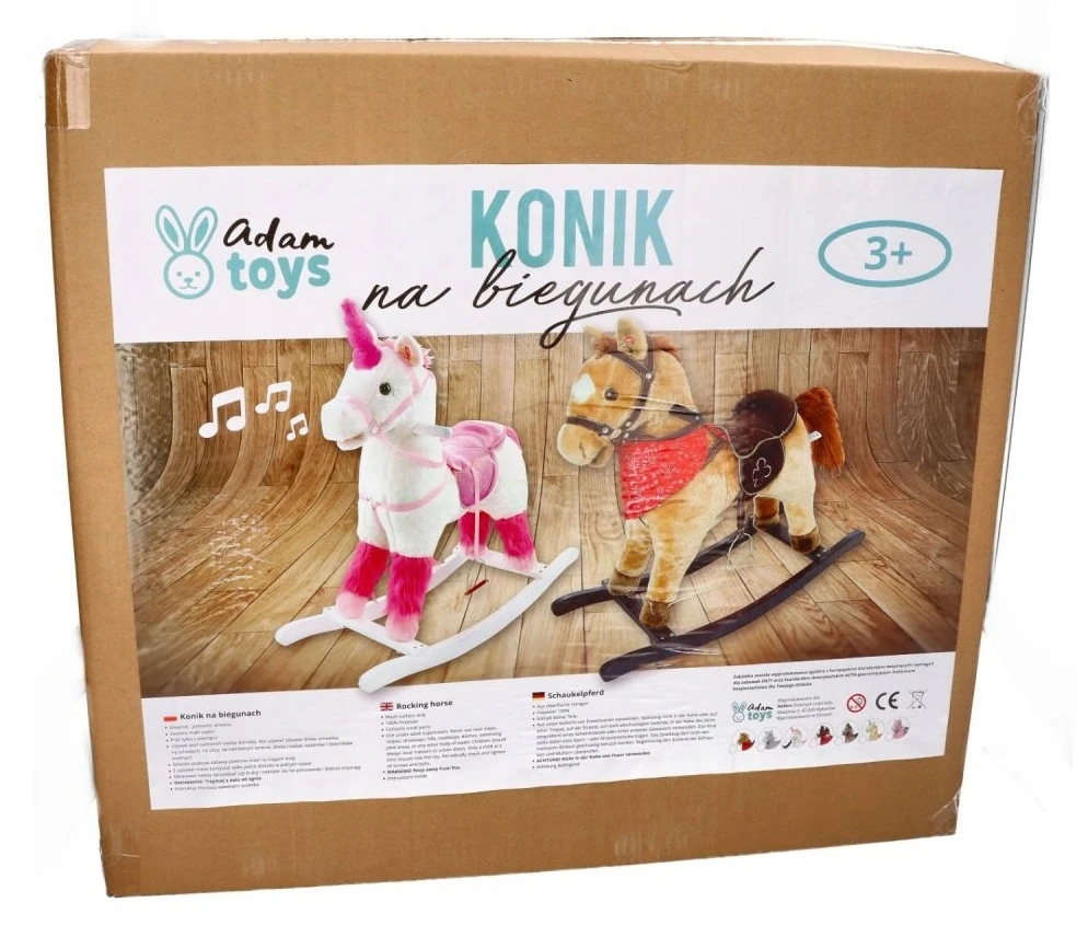 Interaktyvus arkliukas Adam Toys Siwek - supamas žaislas