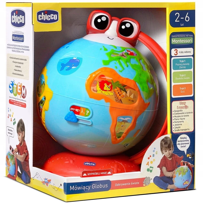 „Globus Chicco Edu4You“ kalbantis gaublys