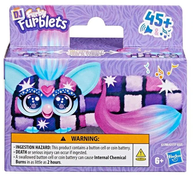 FURBY interaktyvus pliušinis žaislas „Furblet Pep Mint“ 5 cm