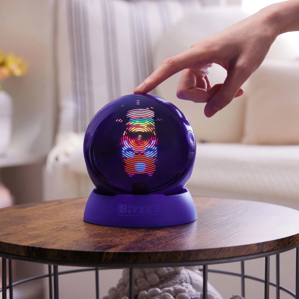 NAUJIENA 2025! Interaktyvus skaitmeninis gyvūnėlis žiurkėno rate BITZEE Hamster Ball